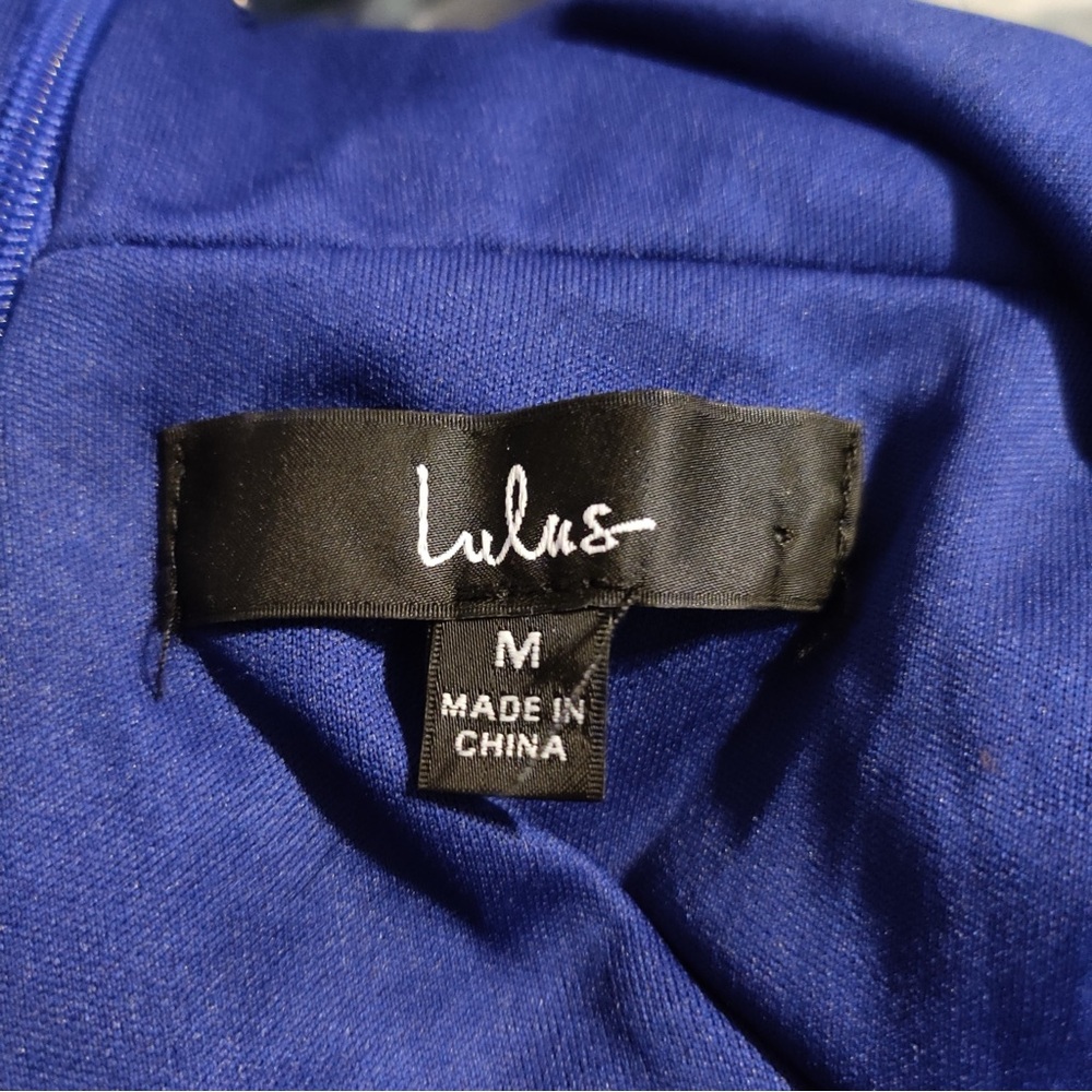 Lulu's Blue Midi Dress - Picture 4 of 7